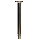 Zenna Home E60H1ALSS Chrome NeverRust 28 by 60-Inch Hoop Shower Rod for Freestanding and Clawfoot Tubs