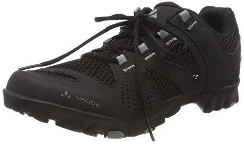 VAUDE Unisex Adults’ Tvl Hjul Ventilation Mountain Biking Shoes, Black, 7.5 US