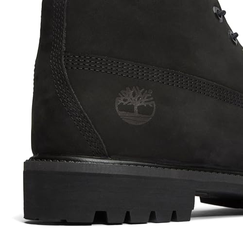 Timberland Mens Classic 6-Inch Boot, Black Nubuck, 11 US