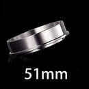 51mm Coffee Espresso Dosing Funnel Ring Catcher 304 Stainless Steel Fits for 51mm Delonghi Breville Portafilter (Dosing Ring)