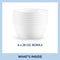 Corelle Soup Bowl, Winter Frost White, 828 ml Capacity (6-Piece Set)