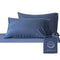 ZENLUSSO Bamboo Pillow Cases Queen/Standard - 100% Organic Pure Bamboo, Luxuriously Soft, Cooling 2 Piece Pillowcase Set, Envelope Closure (Navy Blue, Standard)