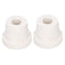 2Pcs Ladder Rubber Stopper Bumper,Replacement Safety Guard Swimming Pool Supplies,for Swimming Pool Ladders (White)