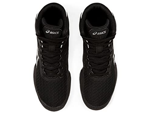ASICS Kid's Matflex 6 GS Wrestling Shoes, 2.5M, Black/Silver