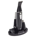 Remington Men's Precision Personal Groomer Kit, PG025AU, Showerproof Trimmer With 2 Attachments & Comb, For Grooming Beard, Stubble, Sideburns, Nose and Ears - Black