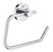GROHE 40689001 Essentials Wall-Mounted Toilet Paper Holder, Starlight Chrome