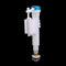 Toilet Fill Valve Toilet Fill Valve Bottom Entry ABS Toilet Push Button Fill Valve Dual Flush Cistern Syphon Bathroom Blue White UK G1/2 (4 Points Copper Pipe Water Inlet Valve)