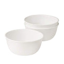 CORELLE 1117059 Livingware Soup Bowl Set (3-Piece Set), Winter Frost White, 828ml