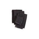DKNY Quick Dry Cotton Towel Set - 2 Bath, 2 Hand, 2 Washcloths, Black