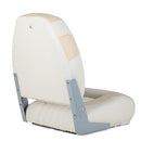 NORTHCAPTAIN S1 Deluxe High Back Folding Boat Seat,Stainless Steel Screws Included,Ivory/Beige(2 Seats)