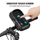 ROCKBROS Bike Phone Mount Bicycle Phone Holder Waterproof and Shockproof Bike Phone Pouch Cell Phone Case Compatible with iPhone 11/12 Pro Max 8 Plus Phones Below 6.8”