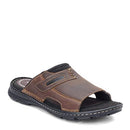 ROCKPORT Men s Darwyn 2 Slide Sandal, Brown Ii Leather, 10.5 US