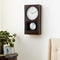 SEIKO Modern Dark Wooden Wall Clock with Pendulum and Dual Chimes