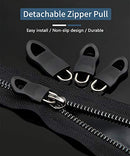 (Black Zipper Pull Kit) - Zipper Pull, Universal Zipper Pull Replacement Kit, Removable Zipper Pulls Tab Replacement (20 Pcs), Black Zipper Pulls for Jackets, Luggage, Backpacks, Purses, Boots, Pants, Tents, (3 Styles 4 Sizes)