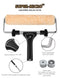 ROLLINGDOG 12" Paint Roller Kit - 9Inch Paint Rollers Paint Tray with 3PC Tray Lniers,Stainless Steel Extension Pole (3ft),Drop Cloth