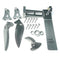 ZDingTech Upgrade All Metal Kit,Propeller,Rudder,Water Knife,Metal RC Boat Fixed Parts for UDI Arrow RC Boat Parts,Upgrades Kit for UDIRC Arrow 5 005 UDI005 UDI022 RC Boat Upgrades. (Silver)