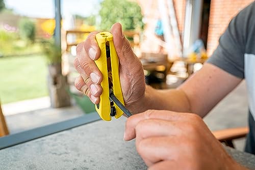 WEICON TOOLS Mini-Solar No.3 1.5-6.0 mm² Stripping Tool for Solar Area, Yellow/Black, 125 mm