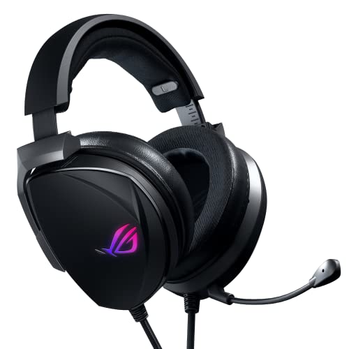 ASUS ROG Theta 7.1 Gaming Headset - USB-C, 7.1 Surround Sound, ASUS AI Noise-Cancelling Microphone, ROG Home-Theatre-Grade 7.1 DAC, Aura Sync RGB Lighting, Compatible with Mobile, PC, PS5, PS4, Switch