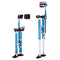 ZeHuoGe Blue Drywall Stilts 24"-40" with Knee Pads Protection, Adjustable Aluminum Tool Stilt for Painting Taping or Cleaning (Blue 24" - 40")