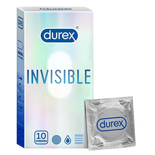 Durex Invisible Super Ultra Thin Condoms for Men – 10s