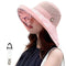 ZPLxi Sun Hat for Women, Wide Brim UPF UV Protection Bucket Hat with Cap Clip, Adjustable Chin Strap Foldable Packable Sun Protection Hat for Summer Beach, Hiking, Camping, Daily Pink