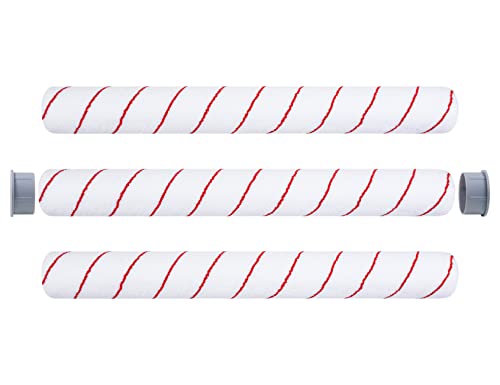 ROLLINGDOG Exclusive 18 Inch Paint Roller Naps-3/16" Short Nap for Smooth Surface Painting (Pack of 3)