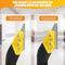Zhichengbosi Grout Removal Tool, Tile Grout Remover Tiling Tools, Saw Angled Grout Scraping Rake with 3 PCS Extra Replacement Accessories for Tile Cleaning