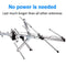 [Newest 2020] Five Star TV Antenna Outdoor Yagi Satellite HD Antenna with up to 200 Mile Range - Attic or Roof Mount TV Antenna, Long Range Digital OTA Antenna for 4K 1080P (Antenna with Jpole)