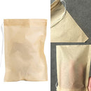 200 Pieces Tea Paper Filter Bags, BetterJonny Disposable Empty Tea Bags Natural Drawstring Seal Filter Loose Leaf Tea Bags (7x9cm)