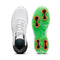 PUMA GOLF Men's Phantomcat Nitro Sneaker, Puma White-puma Black-fluro Green Pes, 15