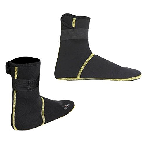 MagiDeal Water Shoes, Booties, Neoprene Anti-Slip Diving Boot/Dive Boot/Snorkeling Socks Diver/Scuba Diving Shoes for Surfing,Water Sports, Black, XL