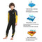 ZCCO Kids Wetsuit,2.5mm Neoprene Thermal Swimsuit, Youth Boy's and Girl's One Piece Wet Suits Warmth Long Sleeve Swimsuit for Diving,Swimming,Surfing etc Water Sports (Bright Blue, S)