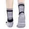 YUEDGE Mens Walking Hiking Socks Cotton Moisture Wicking Cushioned Training Athletic Sports Crew Socks for Men Size 9-11,5 Pairs Black