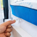 Super Sleeper Pro Straight 2 Sleep Mattress Topper Instantly Upgrade Your Bed + 2 Free Adjustable Pillows - (Queen)