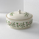 Lenox Holiday Covered Dish, Red & Green