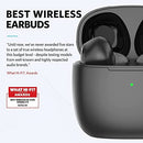 EarFun Air True Wireless Earbuds, [CES & IF Awards] Bluetooth Earbuds with 4 Mics Clear Call, IPX7 Waterproof, Deep Bass, Wireless Charging, Game Mode, App Customize EQ, 35H Long Playtime,APP Version