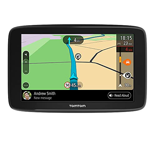 TomTom Car Sat Nav GO Basic, 6 inch, with Updates via WiFi, Lifetime Traffic via Smartphone and EU Maps