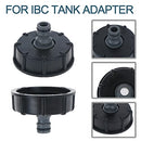 2X IBC Adapter Reducer Connector Hose Lock Water Pipe Tap Fitting Butt Storage Tank