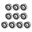 10PCS 608RS Ball Bearings Skateboard Roller Scooters Sealed Ball Longboard Skate Bearings