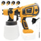 PEDONY Cordless Paint Sprayer for DEWALT 20V Battery HVLP Electric Spray Paint Gun with 4 Nozzles & 1000ml Capacity Container for Painting Wall Fence Home Interior and Exterior (Tool Only)