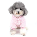 ZUNEA Small Dog Clothes Coat Winter Fleece Warm Puppy Jacket Apparel Chihuahua Sweater Clothing Pet Cat Doggie Boys Girls Jumper Pink S