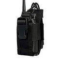 VIPERADE Radio Holster, MOLLE Radio Pouch for Vest, Universal Walkie Talkie Holster Radio Holder for Duty Belt, Police Radio Holder Tactical Radio Pouch for Baofeng, Motorola (Black)