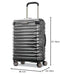 Samsonite Stryde 2 Hardside Expandable Luggage with Spinners, Brushed Graphite, Carry-On 22-Inch, Stryde 2 Hardside Expandable Luggage with Spinners