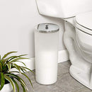 Zenna Home 7668K, Toilet Paper Canister, Frosted