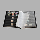 Prophila Lighthouse Stamp Album (New) 60 Black Sides, Padded Brown Cover