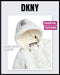 DKNY Baby Girls' Pram Snowsuit – Heavyweight Quilted Bodysuit – Insulated Zip Up Outerwear Footed Jumpsuit Coveralls (0-24M), Size 3-6 Months, Cream