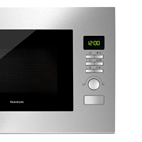TAURUS Fastwave 20 L Microwave 20 L 700 W 6 Power Levels without Grill, Defrost Function, Self-Cleaning, White & Clean Coating, Timer 30 Minutes, FastWavem Technology, White