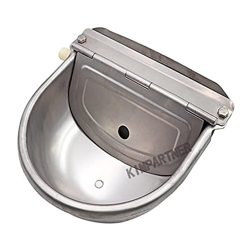 4L Auto Stainless Float Valve Water Trough Bowl Waterer Drinking Horse Sheep Dog 1m Pipe