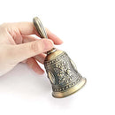 1 Pack Hand Held Bell, Metail Dinner Bell Wedding Bells, Service Bell Call, Vintage Bell