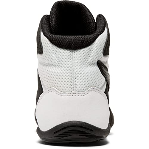 ASICS Kid's Matflex 6 GS Wrestling Shoes, 2.5M, Black/Silver